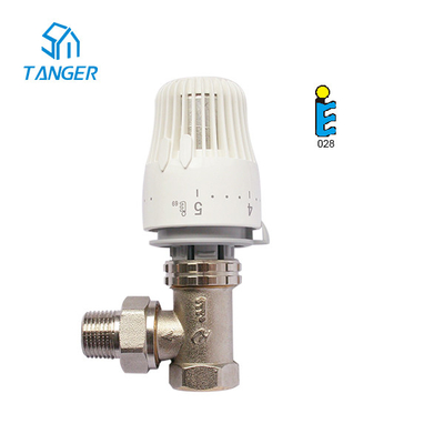 265 กก. / ชม. วาล์วมุมหัวหม้อน้ำเทอร์โมสแตติก EN215 Universal Trv Head
