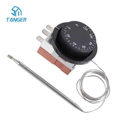 สวิตช์ควบคุมอุณหภูมิ Capillary Thermostat Safety 0-120C