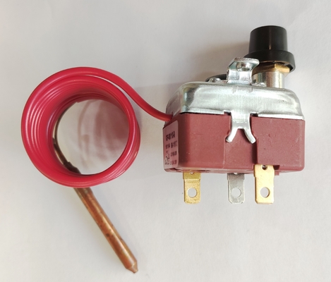 รีเซ็ตเซ็นเซอร์เทอร์โมสตัสของเส้นเลือดฝอยด้วยตนเอง 1500mm 16a 250v