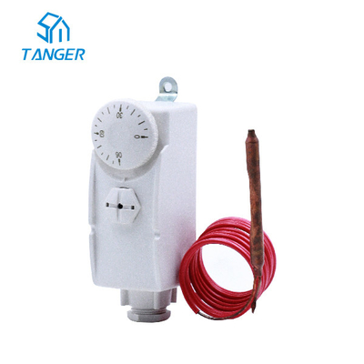 เทอร์โมสตัทท่อน้ำร้อนแบบฝอยพร้อมดิฟเฟอเรนเชียลอิเล็กทรอนิกส์ 16A 250V