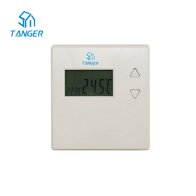 Room Wireless Digital Thermostat สำหรับเครื่องทำความร้อนส่วนกลางที่ตั้งโปรแกรมได้ 2 ปุ่ม Simple