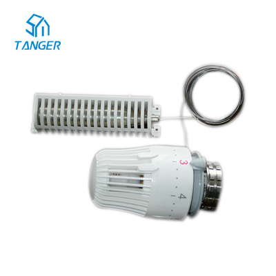 M30 หม้อน้ำ Trv Head หัวเทอร์โมสแตติกพร้อม Capillary Remote Stainless Steel