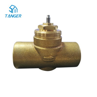 วาล์วหม้อน้ำทำความร้อนใต้พื้น trv เครื่องปรับอากาศ PN16 DN20 Kvs 4.5