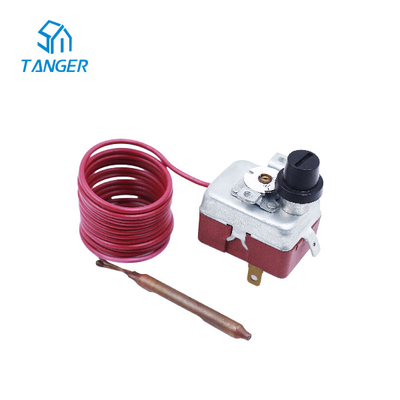 รีเซ็ตเซ็นเซอร์เทอร์โมสตัสของเส้นเลือดฝอยด้วยตนเอง 1500mm 16a 250v