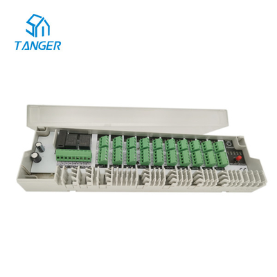8 โซน 230v ศูนย์สายไฟสำหรับทำความร้อนใต้พื้นพร้อมไฟ LED