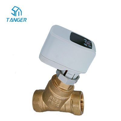 HVAC ควบคุมแอคชูเอเตอร์วาล์วสัดส่วนไฟฟ้า DN20 แอคชูเอเตอร์ไดรฟ์สกรูไฟฟ้า