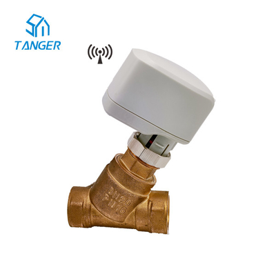 สัญญาณไร้สาย HVAC Valve Actuator ระบบทำความร้อนใต้พื้นพร้อมมอเตอร์ไร้แปรง