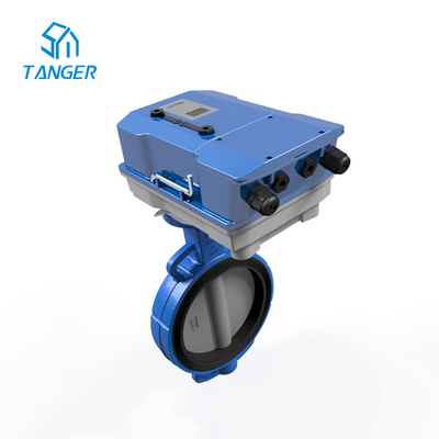 ตัวกระตุ้นวาล์วโรตารี่ผู้ผลิตไฟฟ้าสำหรับวาล์วผีเสื้อ IP67 168Nm
